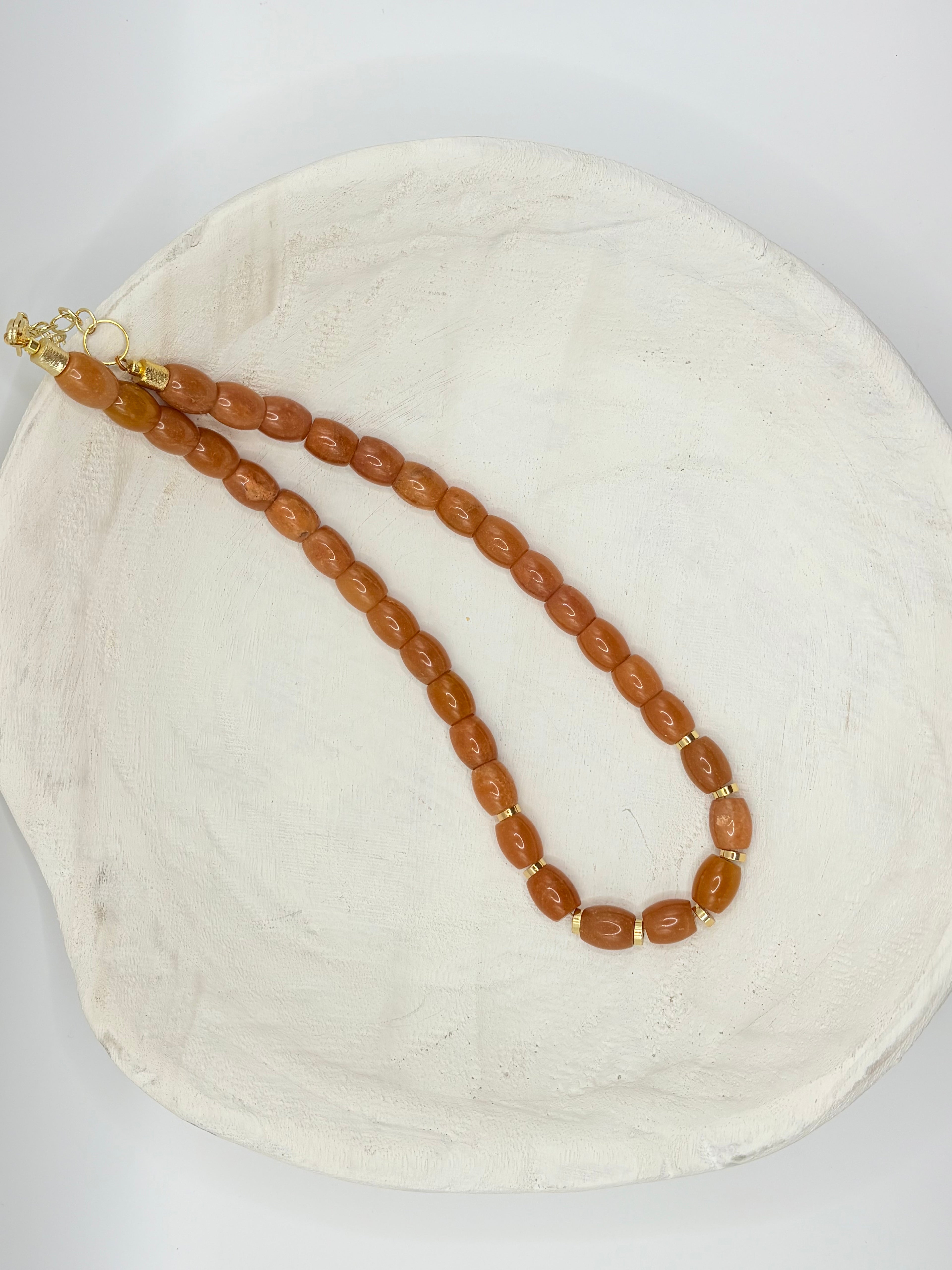 Carnelian Orange Necklace