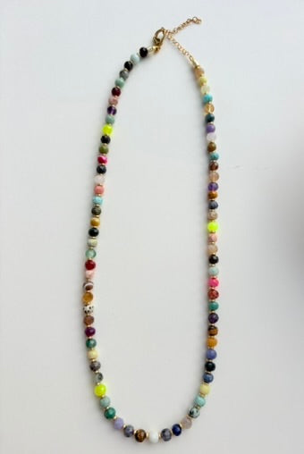 Faceted Multi-Stone Heritage Necklace