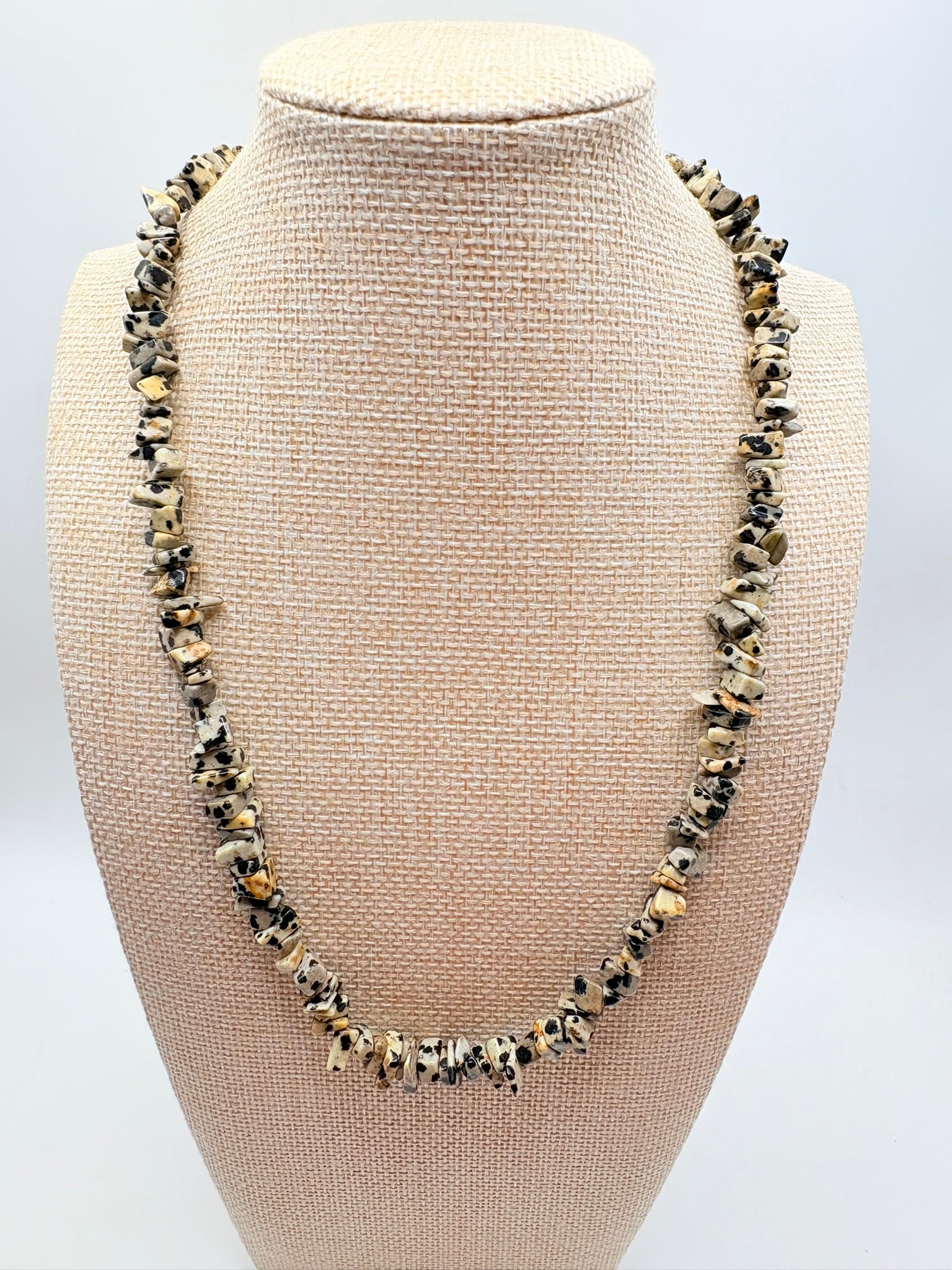Dalmation Jasper Stacking Necklace