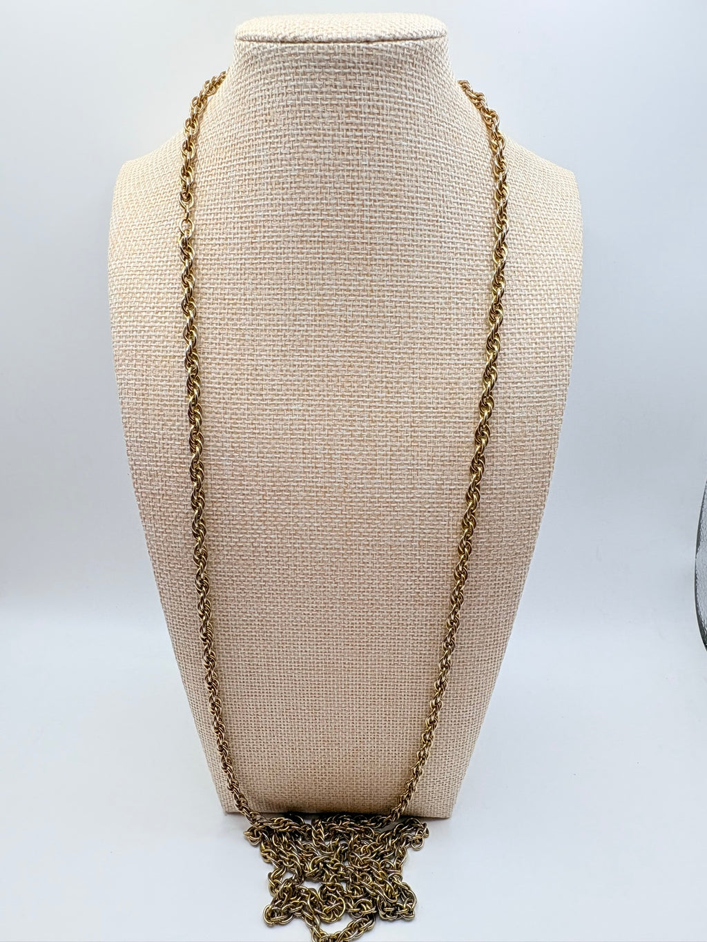 Vintage Convertible Ultra-Long Rope Chain 55 inches