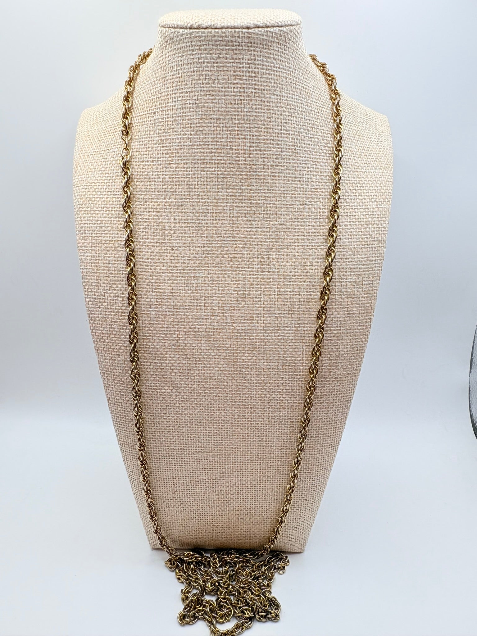 Vintage Convertible Ultra-Long Rope Chain 55 inches