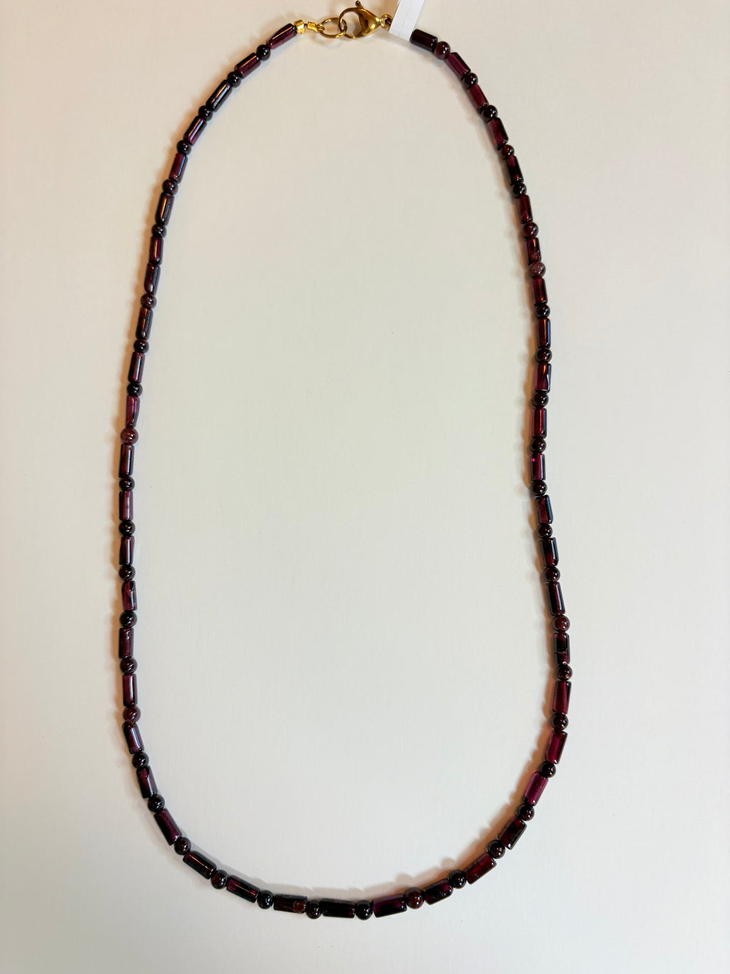 Garnet Dash Necklace