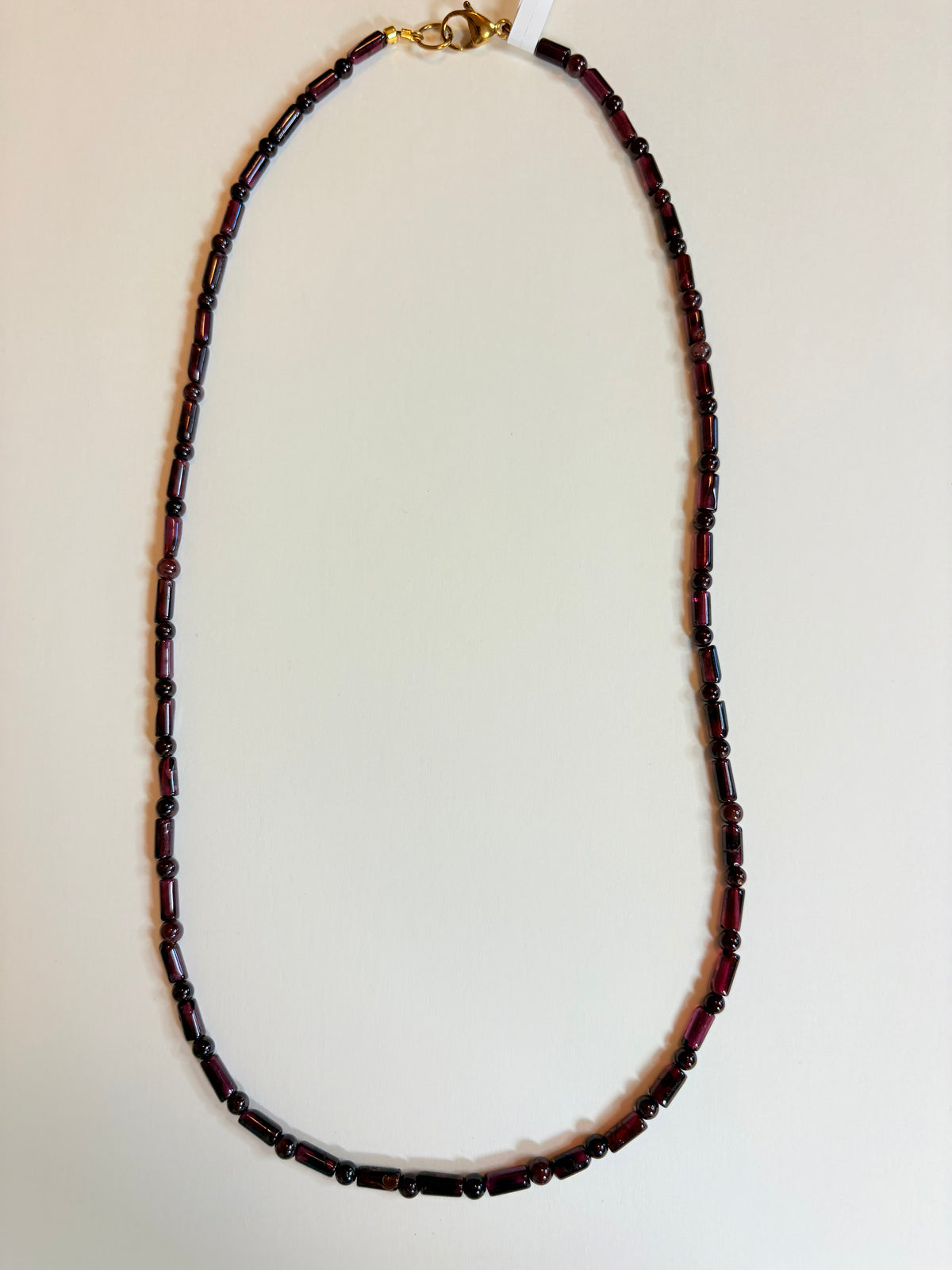 Garnet Dash Necklace