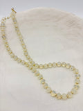 Pineapple Quartz Vintage Beaded Necklace