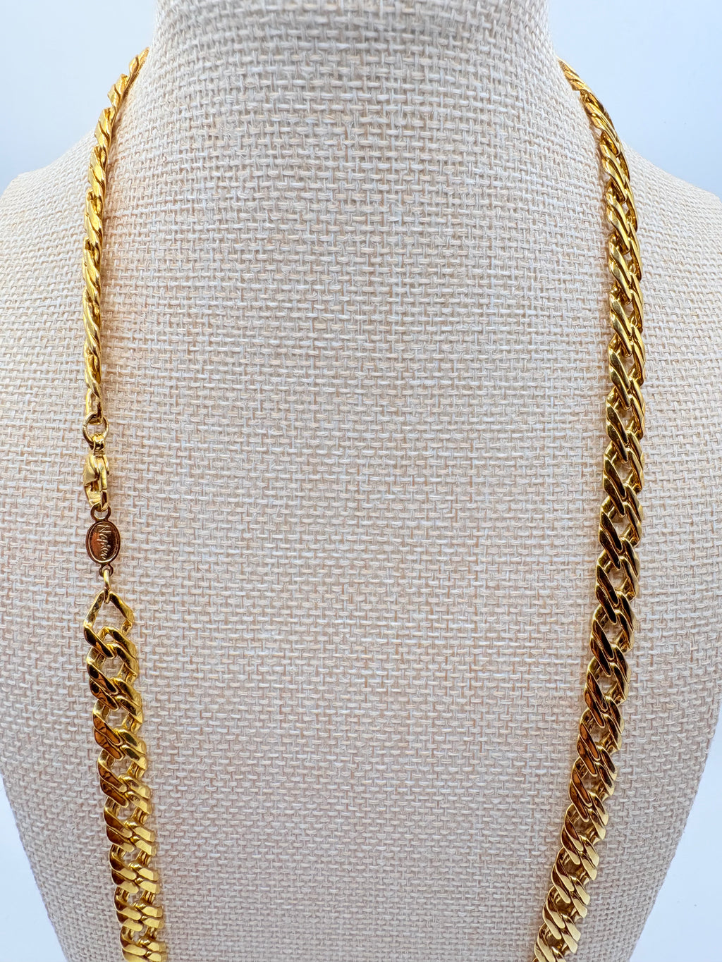 Vintage Napier Longline Interlocking Link Chain 30 inches