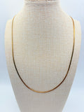 Vintage Sleek Serpentine Chain C 21 inches