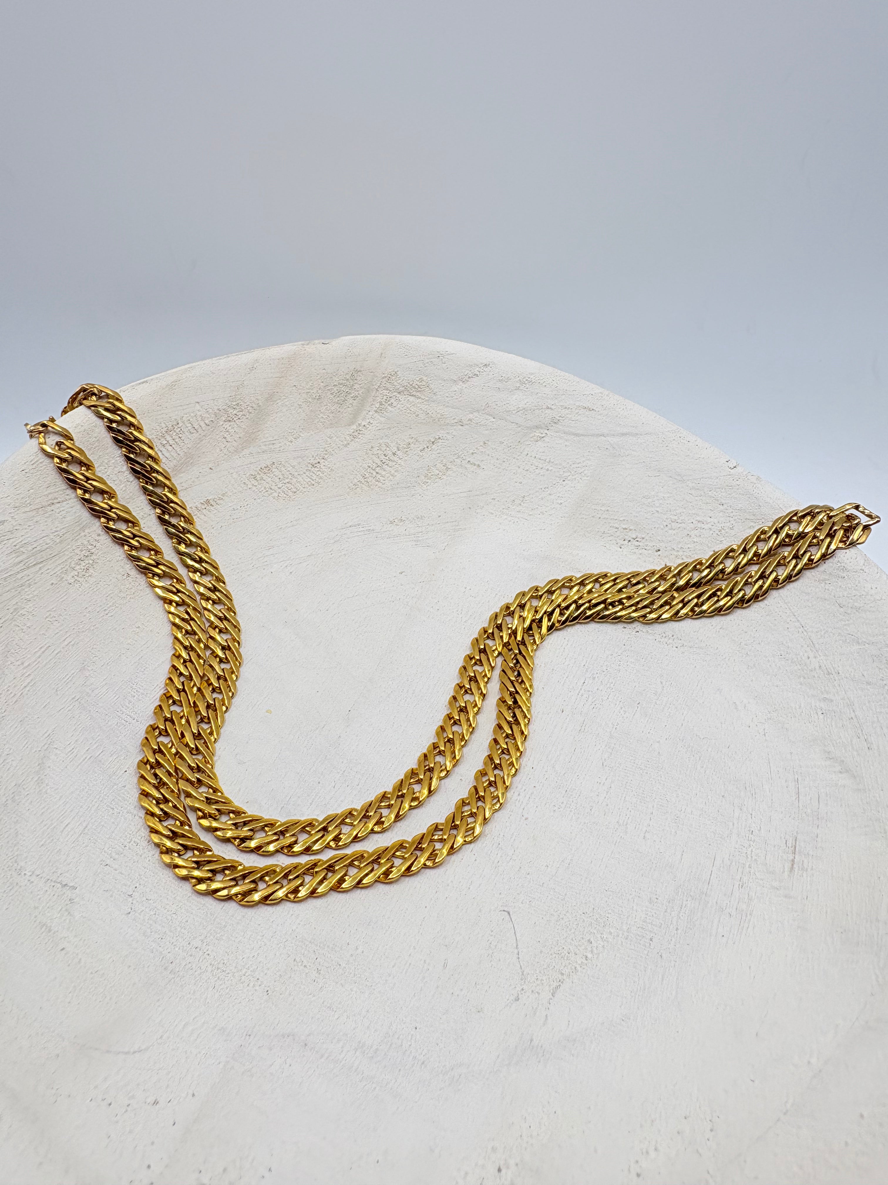 Vintage Napier Longline Interlocking Link Chain 30 inches