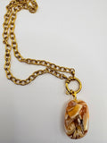 Statement Mosaic Shell Necklace