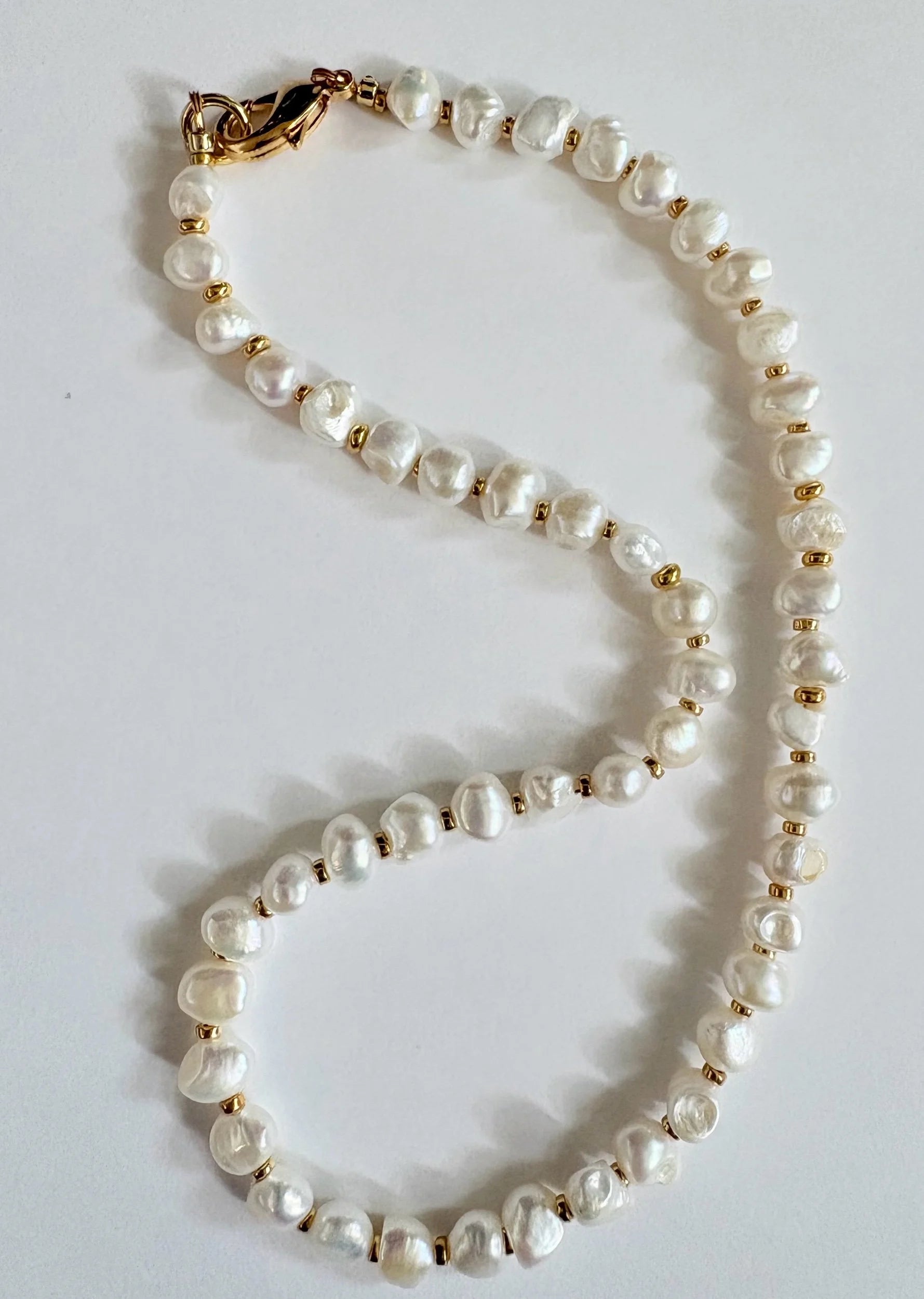 Fresh Water Pearl Nugget Necklace