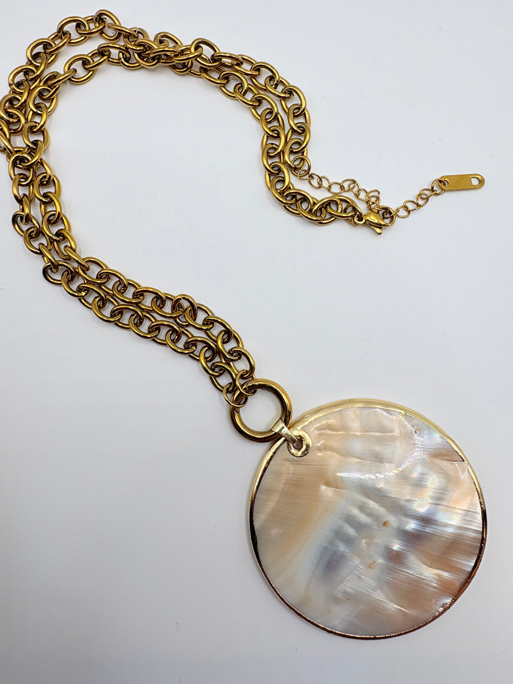 Statement Mother of Pearl Necklace