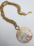 Statement Mother of Pearl Necklace