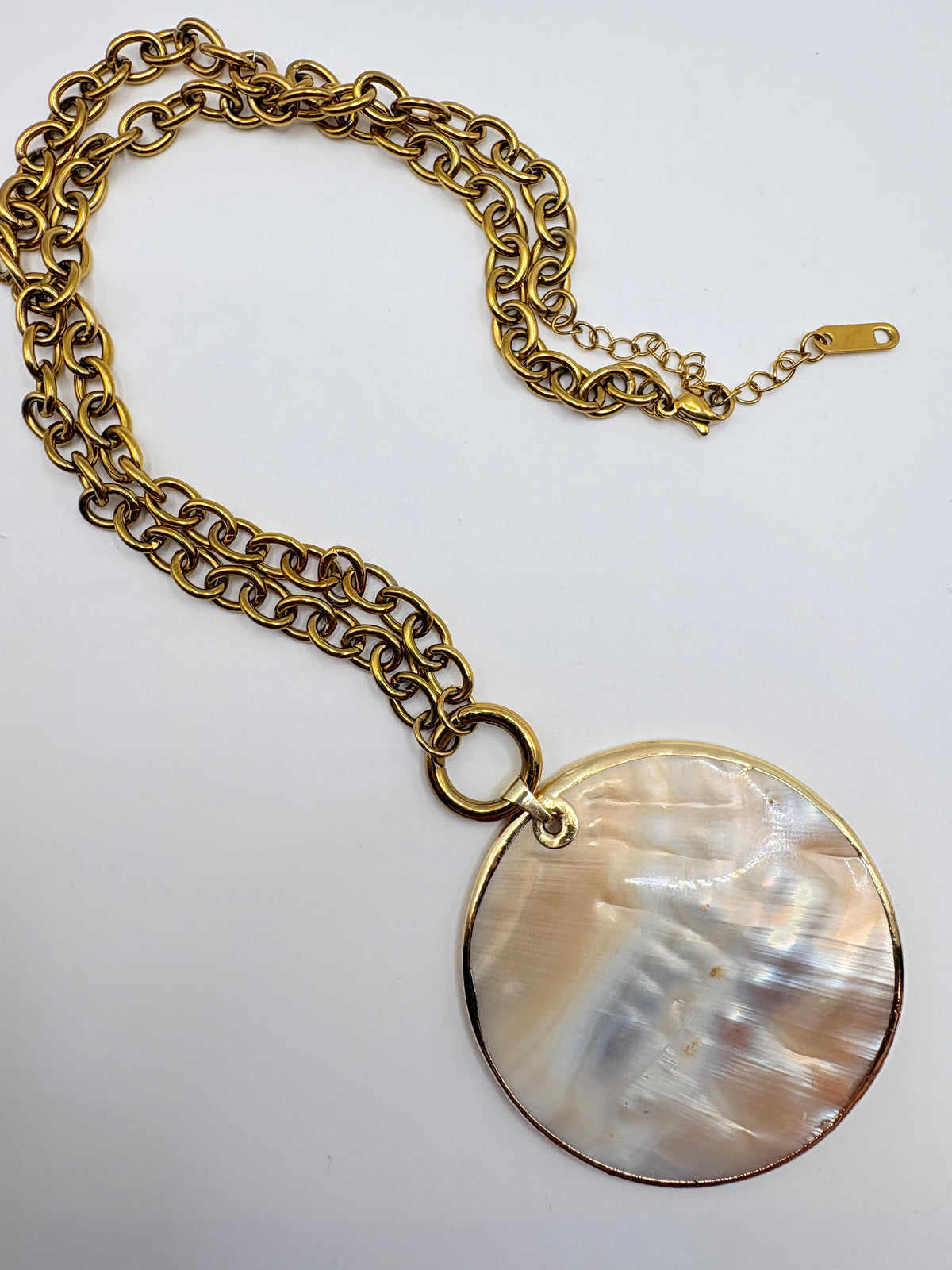 Statement Mother of Pearl Necklace