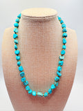 Tumble Turquoise Howlite Necklace