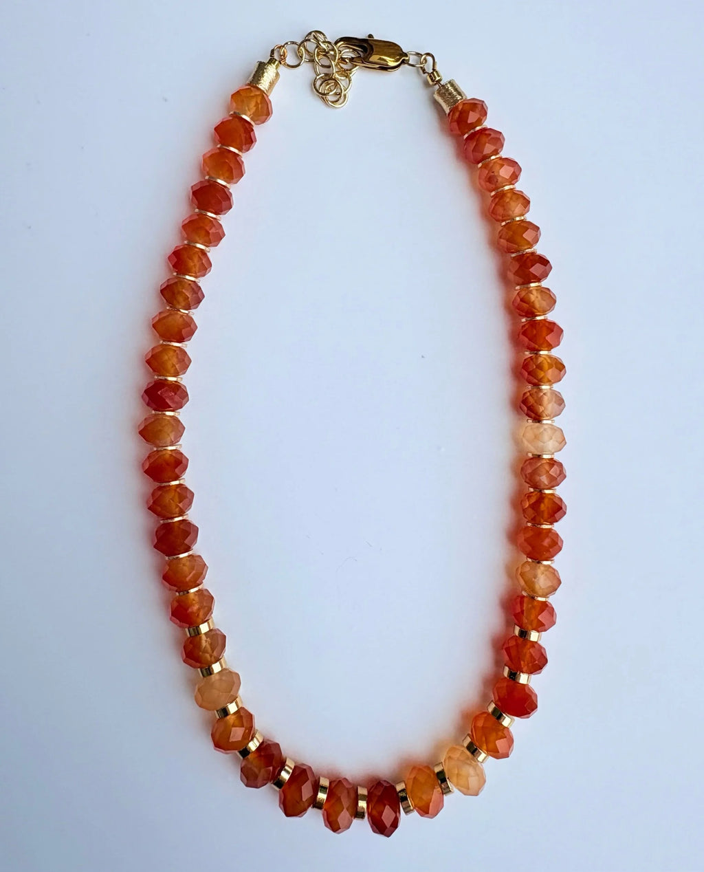 Carnelian Faceted Necklace 🤘🏽