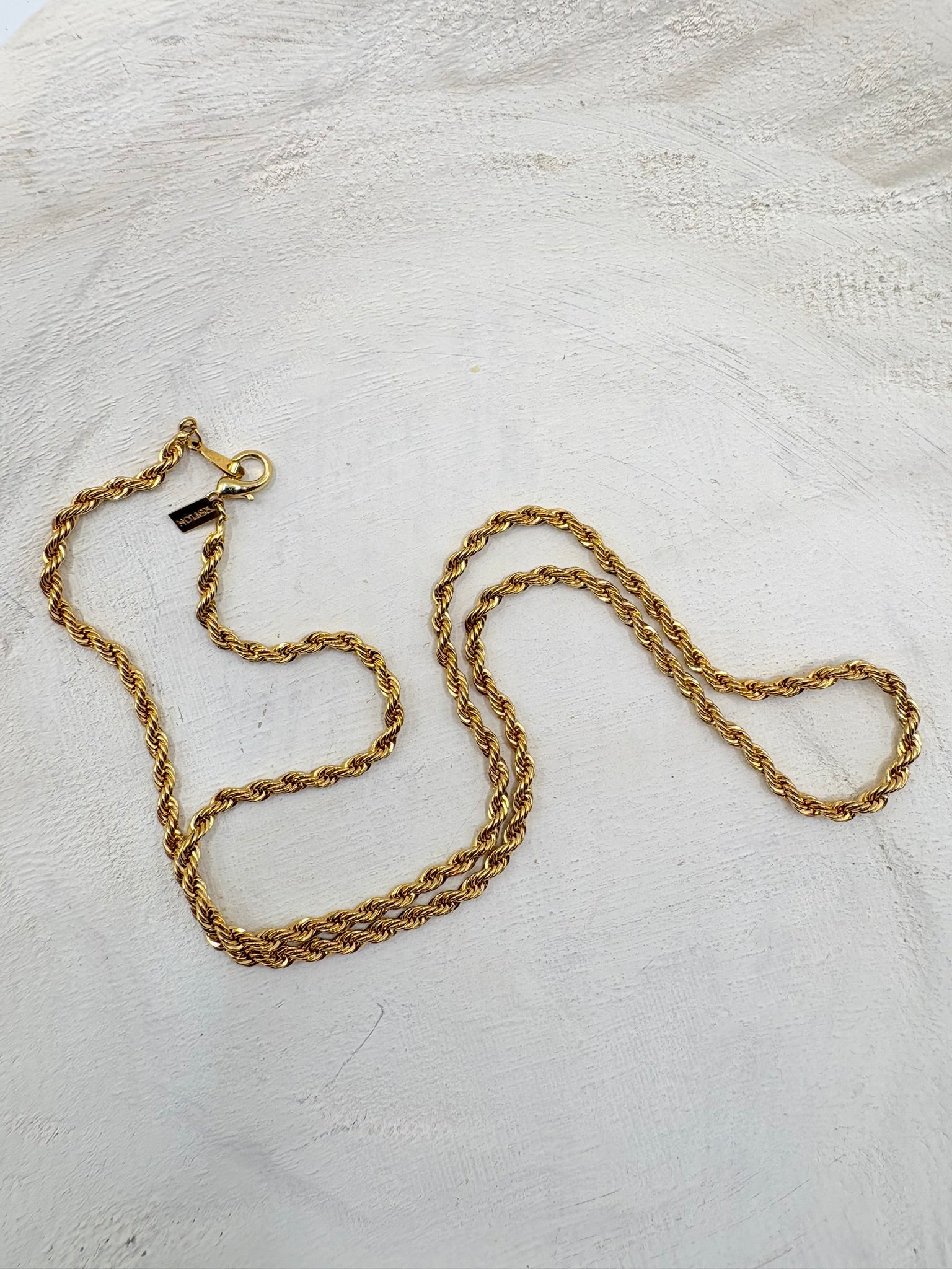 Vintage Classic Mid-Weight Rope Chain 24 inches