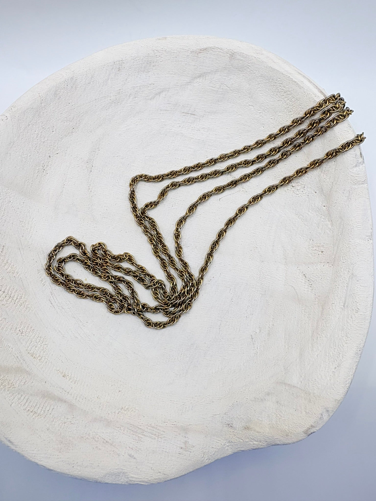 Vintage Convertible Ultra-Long Rope Chain 55 inches