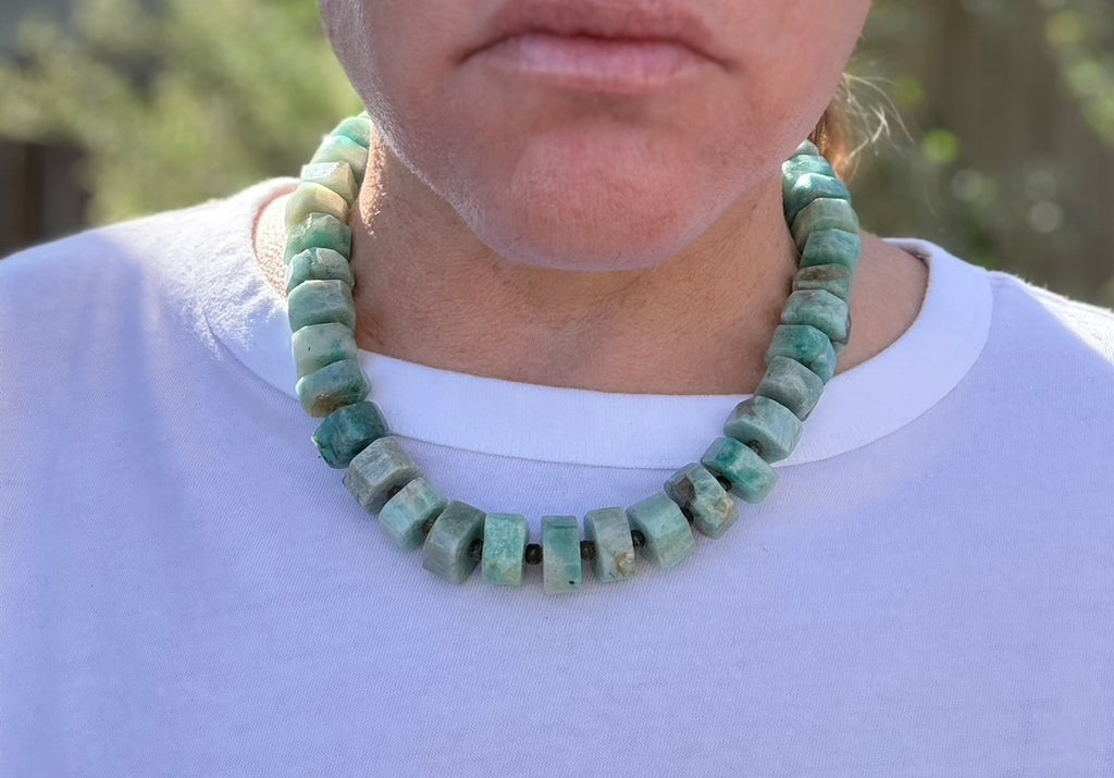 Amazonite Statement Necklace