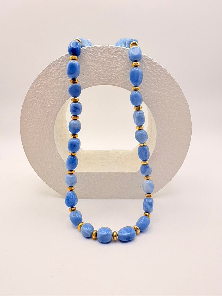 Blue Lace Agate Necklace