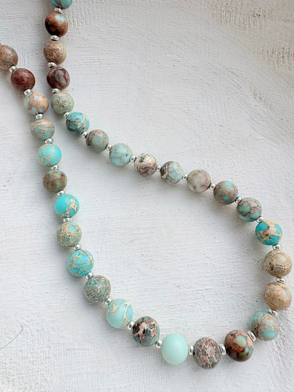 Impression Jasper Smooth Round Necklace