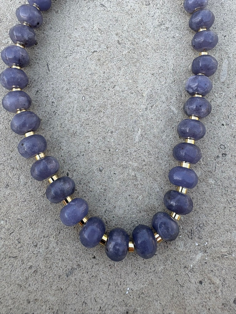 Lepidolite Natural Stone Necklace