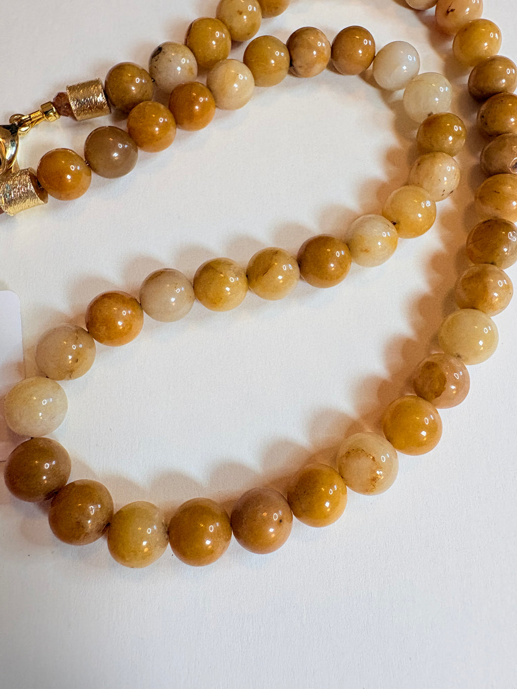 Yellow Jade Necklace