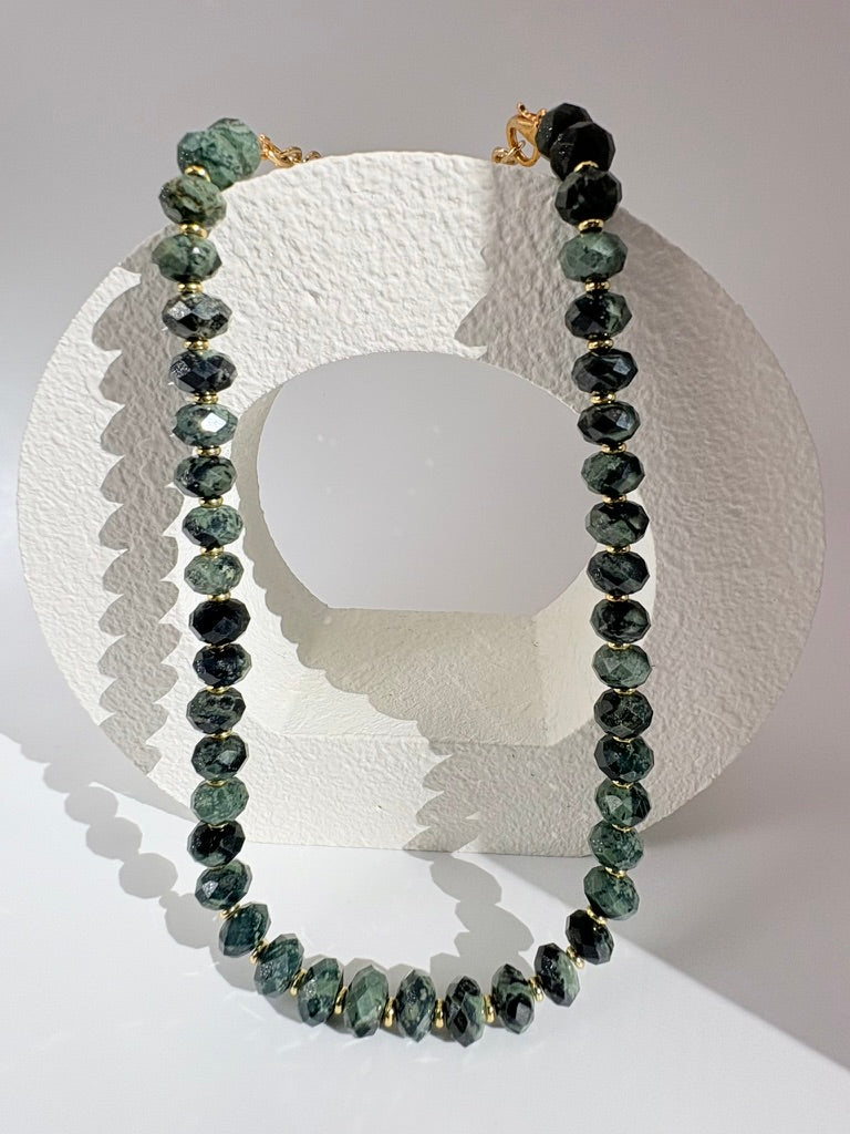 Kambaba Jasper Faceted Necklace