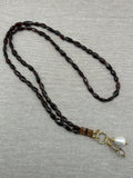 Garnet Charm Necklace