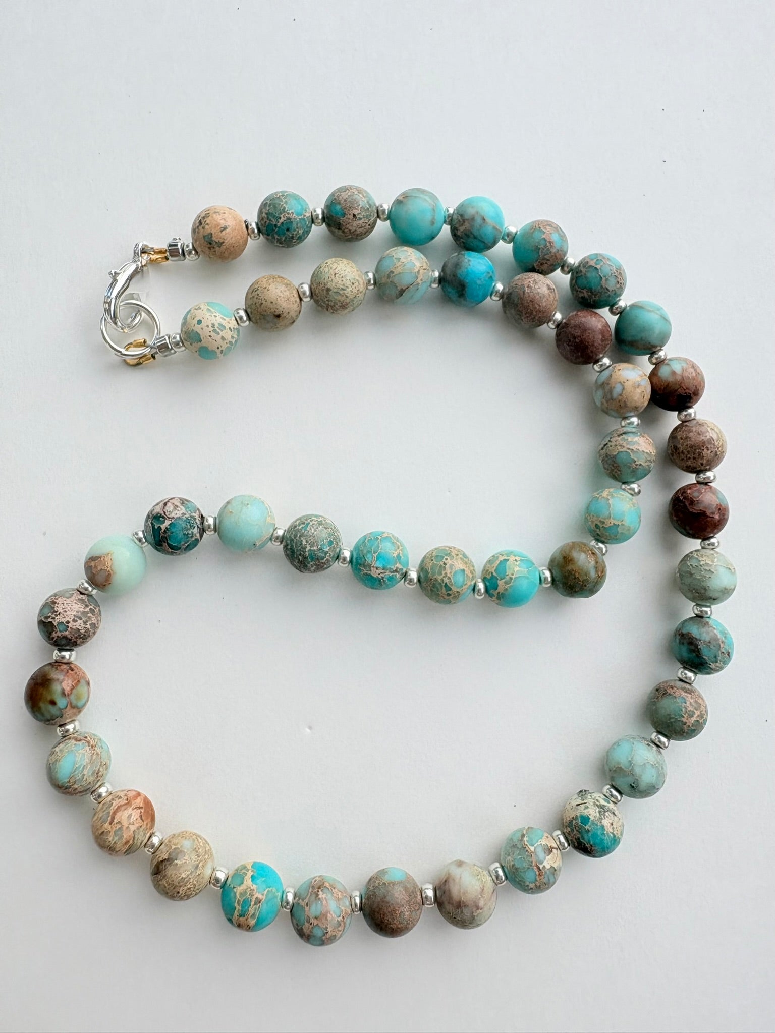 Impression Jasper Smooth Round Necklace