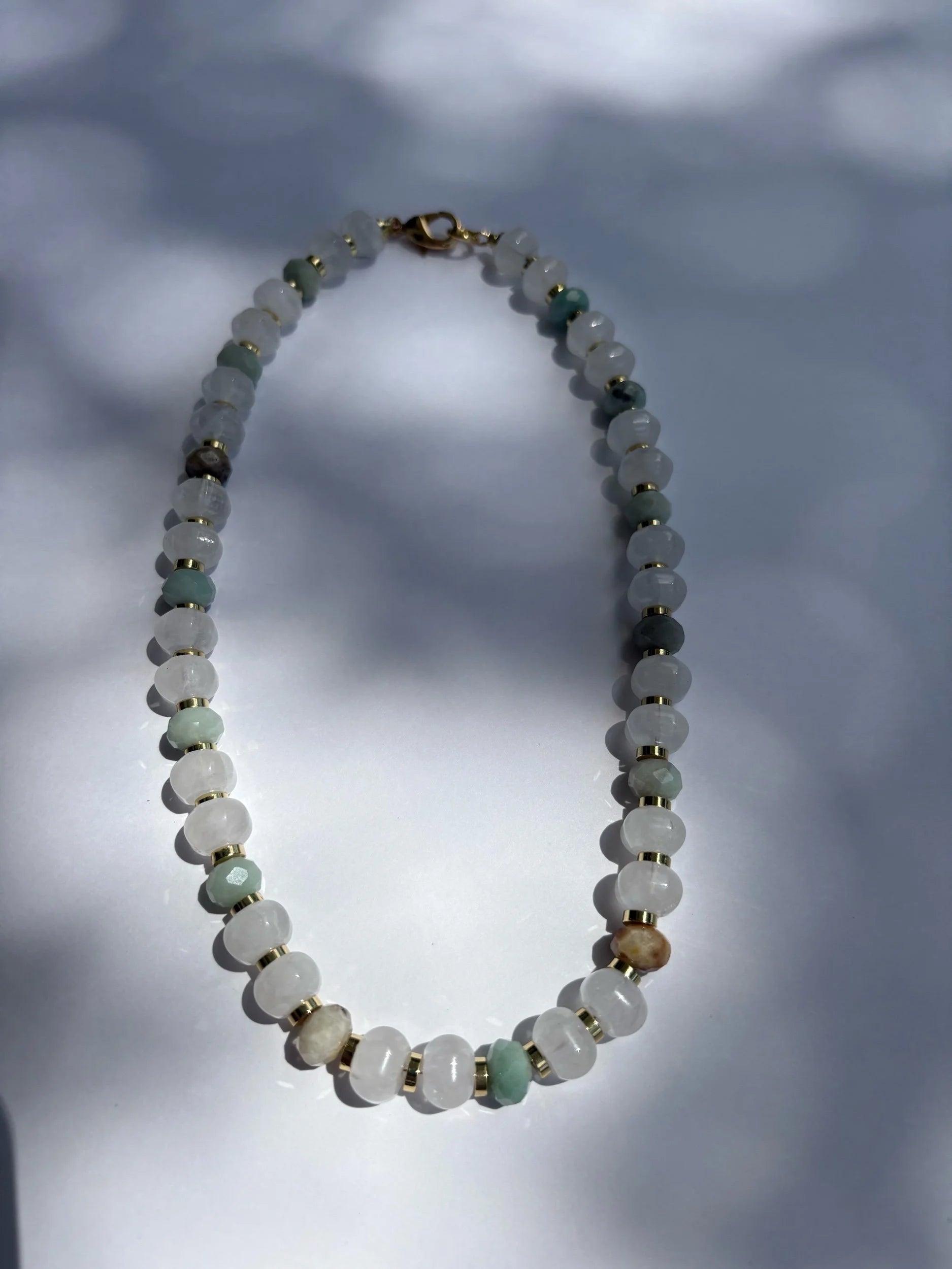 Quartz and Amazonite Necklace