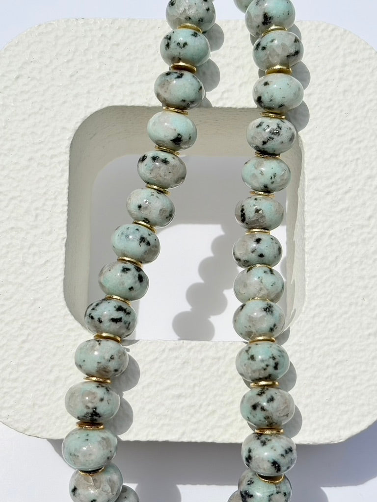 Kiwi Jasper Statement Necklace