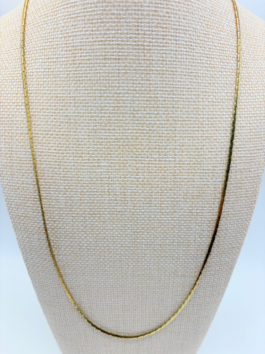 Vintage Textured Cobra Chain 24 inches