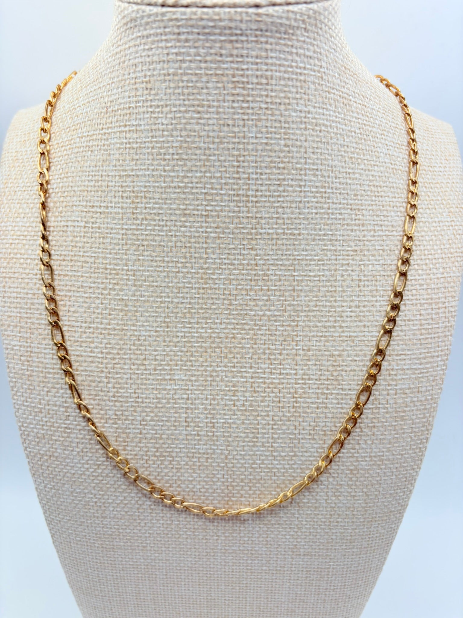 Vintage Classic Figaro Chain- B 24 inches