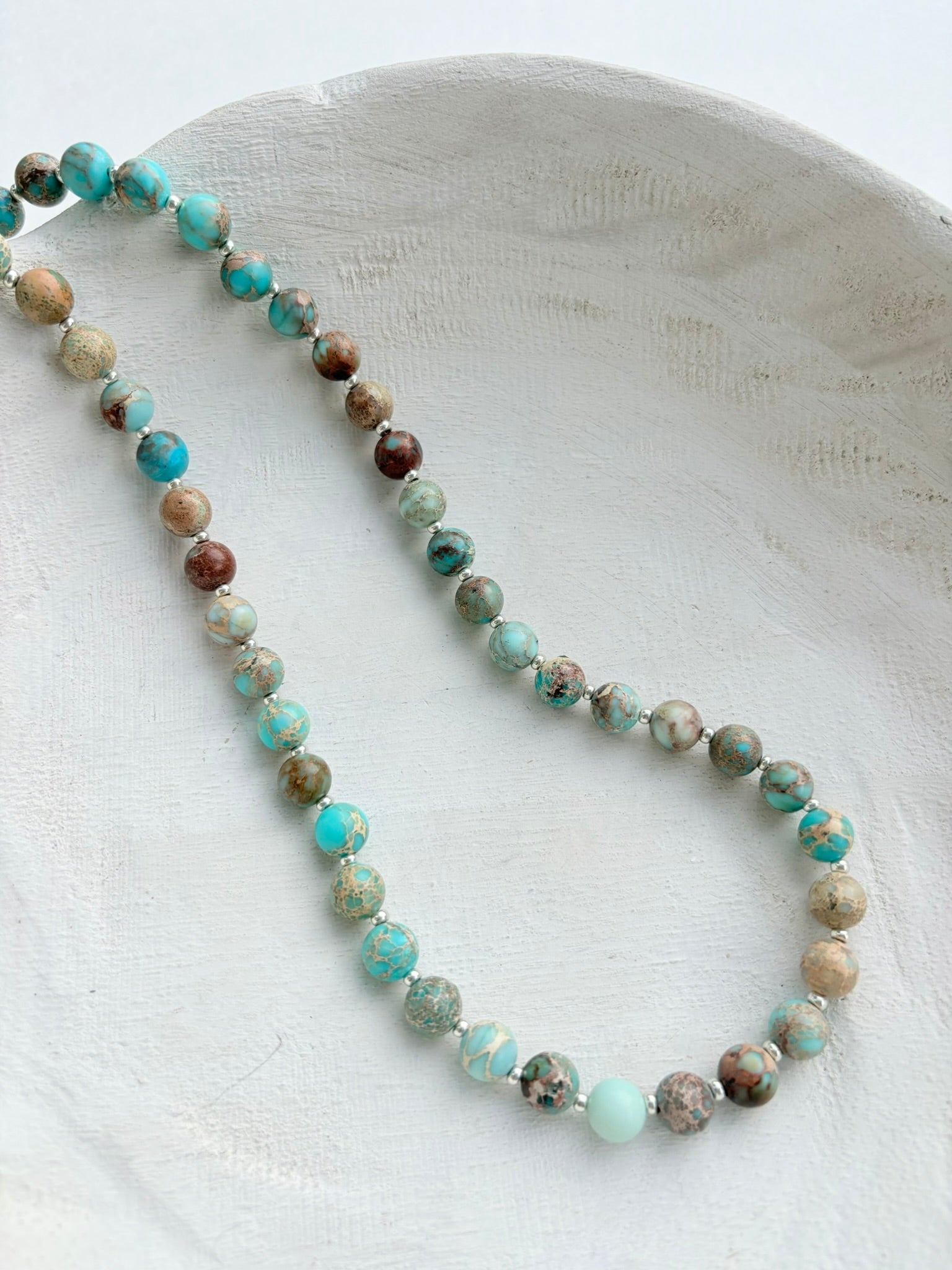 Impression Jasper Smooth Round Necklace