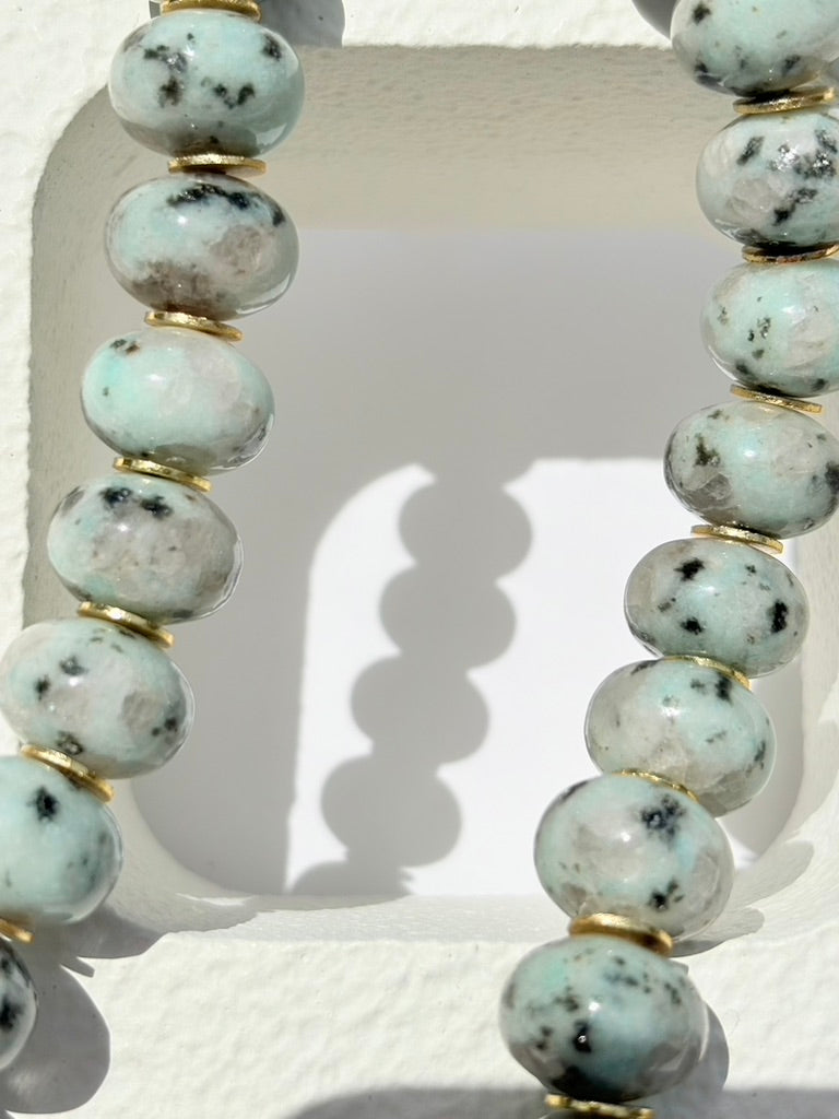 Kiwi Jasper Statement Necklace