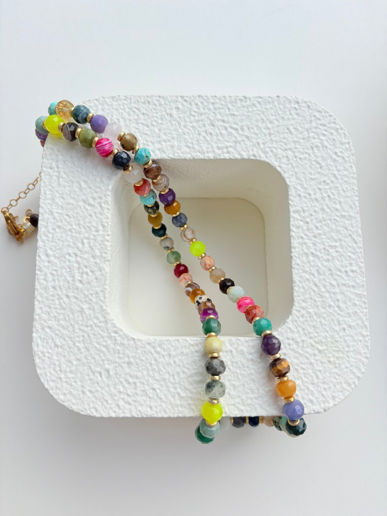 Faceted Multi-Stone Heritage Necklace