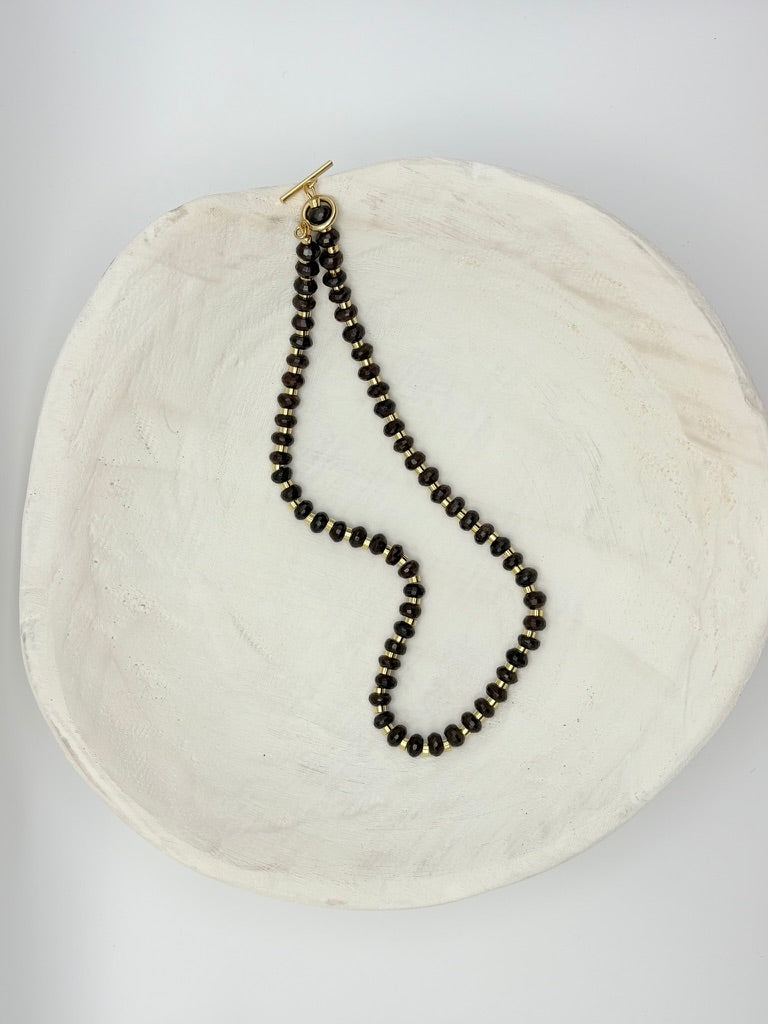 Smoky Quartz Natural Gemstone Necklace