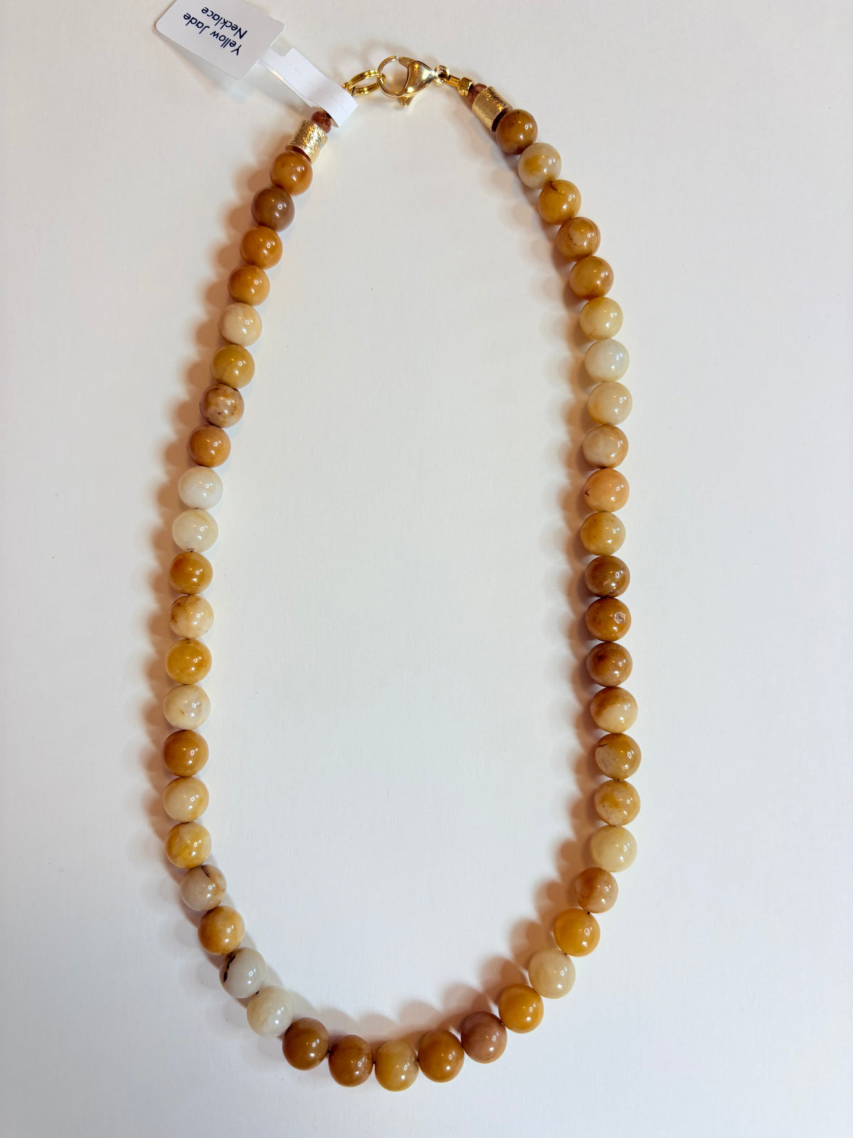 Yellow Jade Necklace