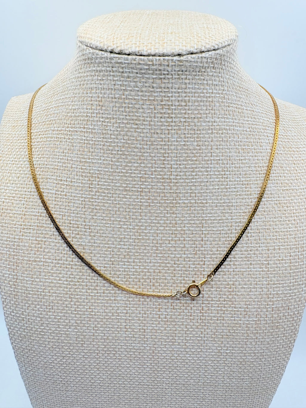 Vintage Sleek Serpentine Chain C 21 inches