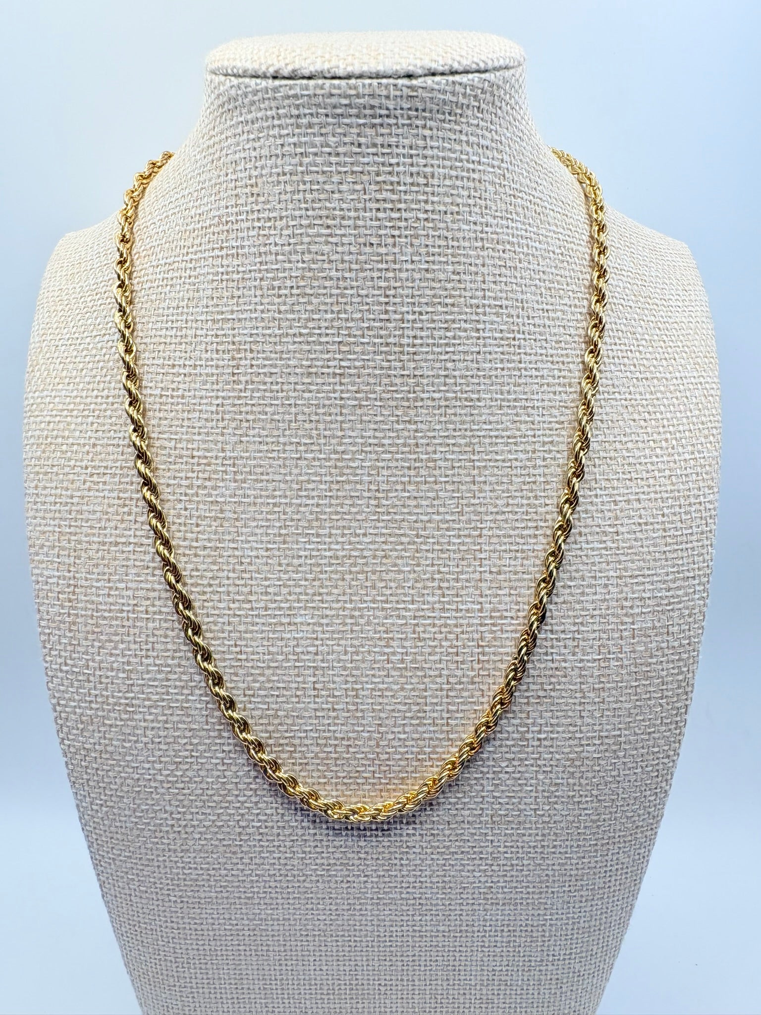 Vintage Mid-Weight Rope Chain 18 inches