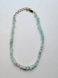 Aquamarine Nugget Necklace