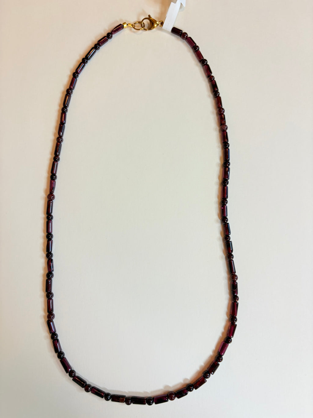 Garnet Dash Necklace