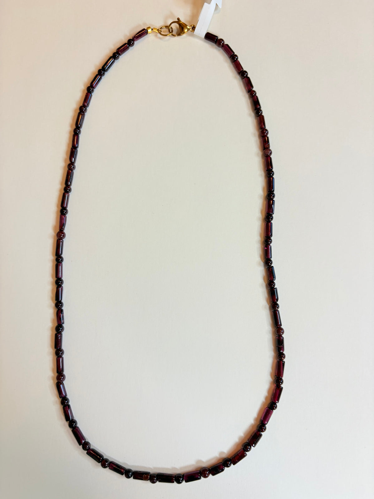 Garnet Dash Necklace