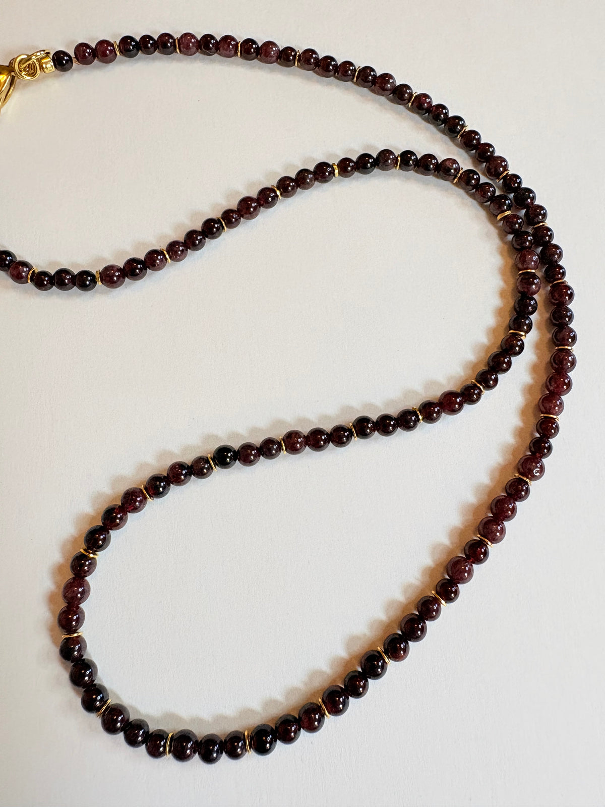 Dainty Garnet Necklace