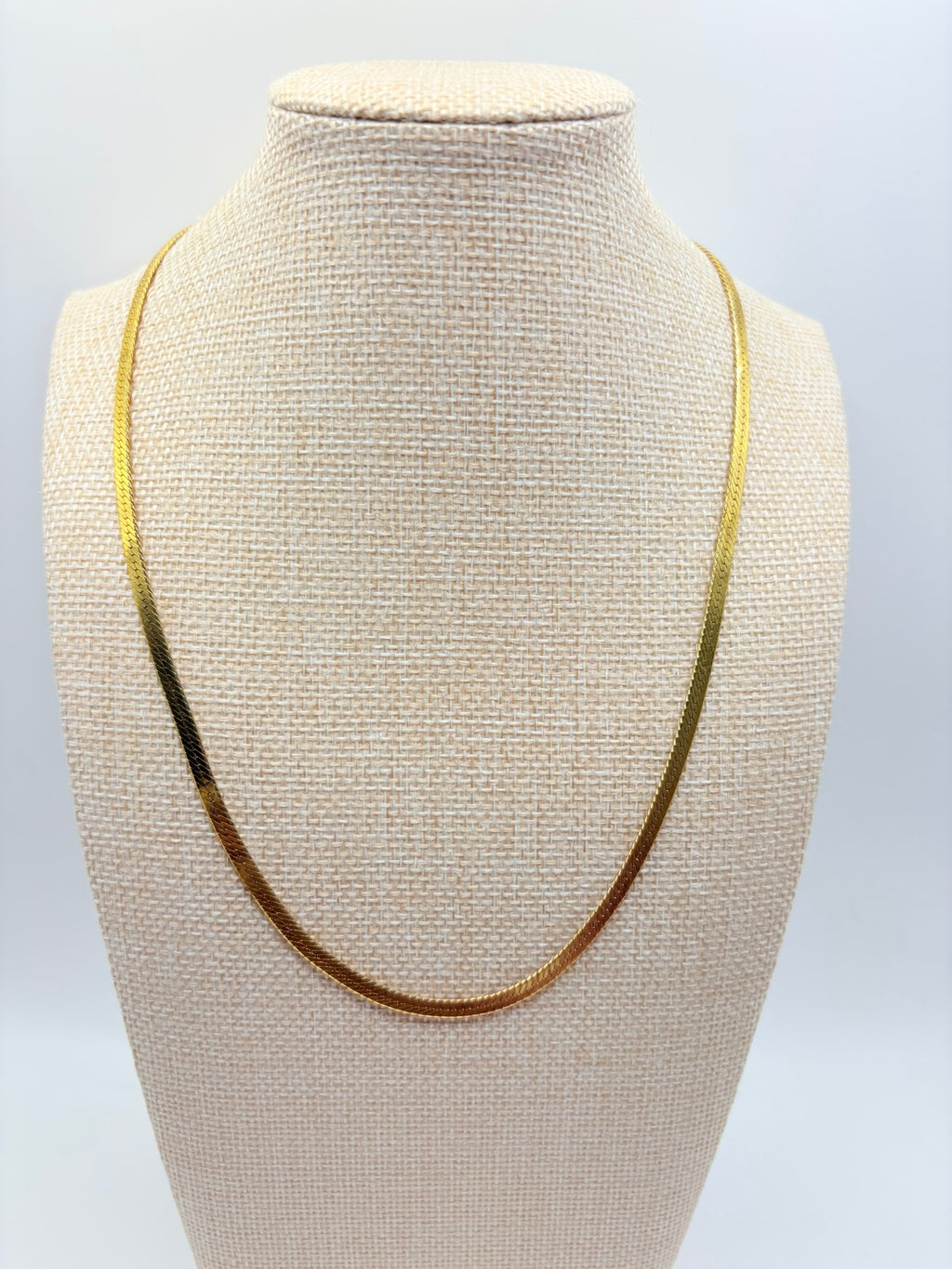 Vintage Liquid Herringbone Chain 20 inches A
