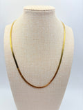 Vintage Liquid Herringbone Chain 20 inches A