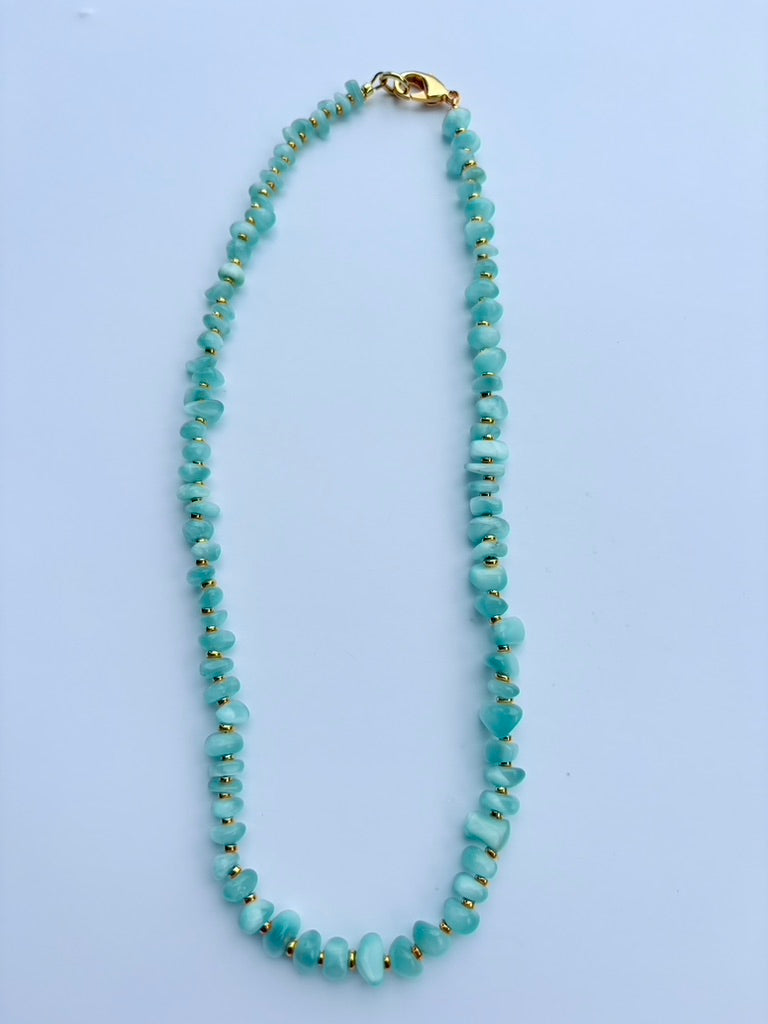Green Moonstone Necklace