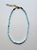 Light Blue Opal Dainty Necklace