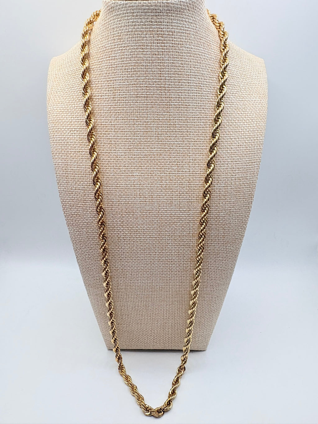 Vintage Heavy Classic Rope Chain 30 inches