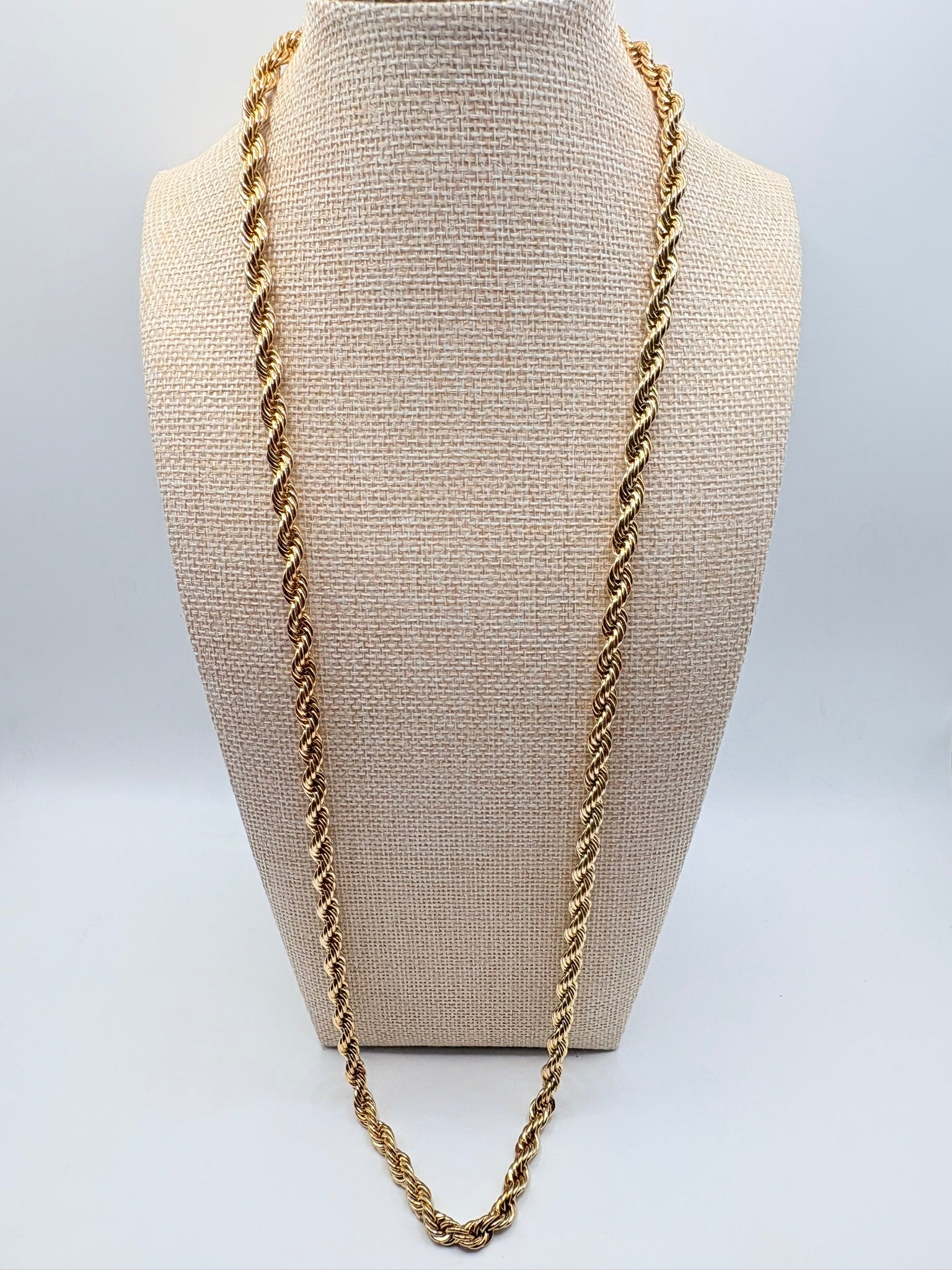 Vintage Heavy Classic Rope Chain 30 inches