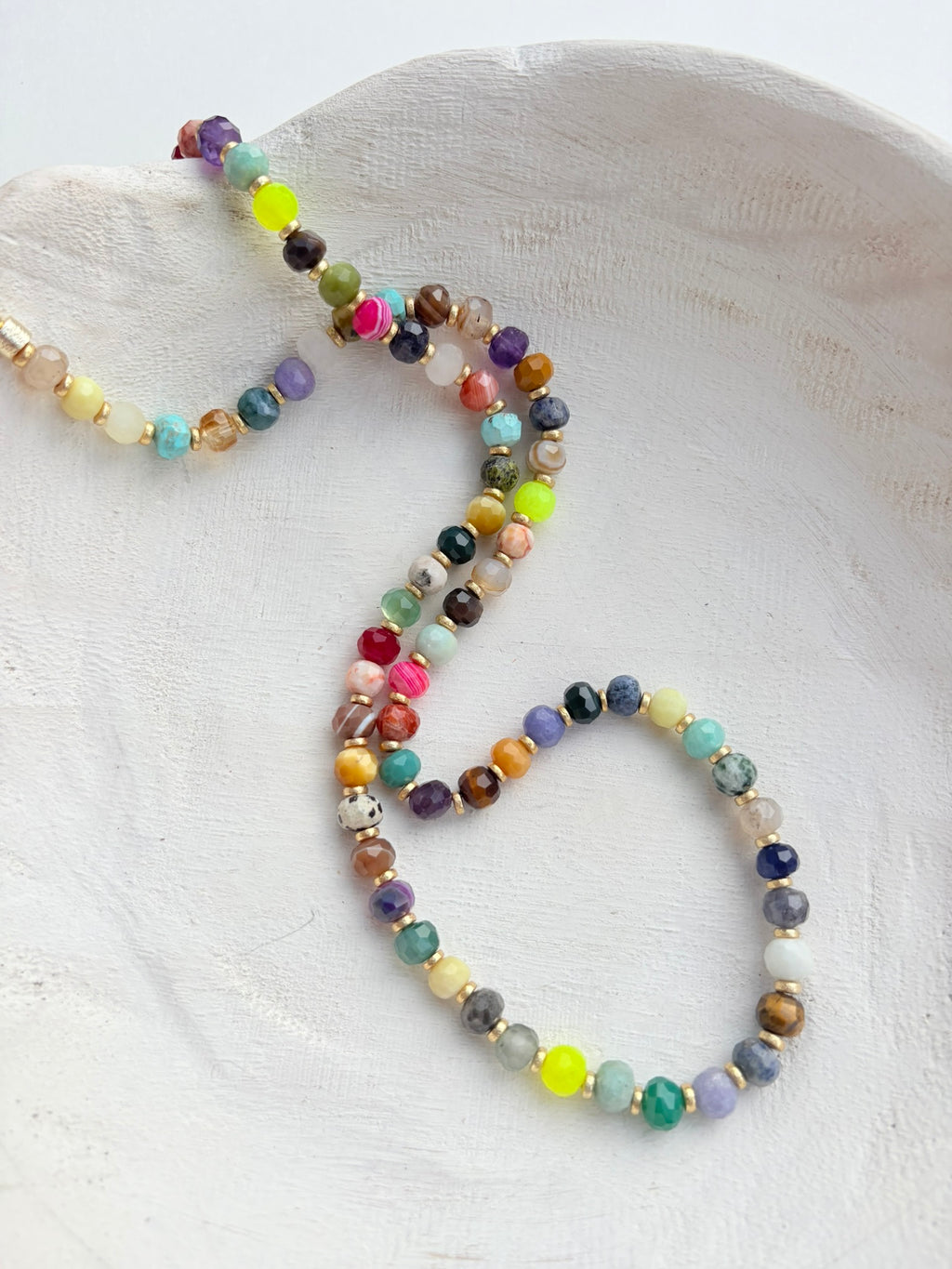 Faceted Multi-Stone Heritage Necklace